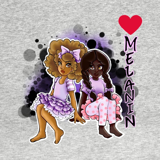 Melanin Twins by PixhelBaby